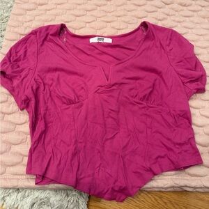 Hot pink top